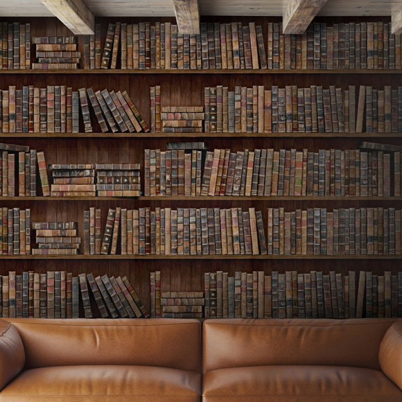 Book Shelves Wallpaper