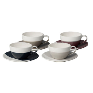 Coffee Studio Cappuccino Cup & Saucer (Set of 4)