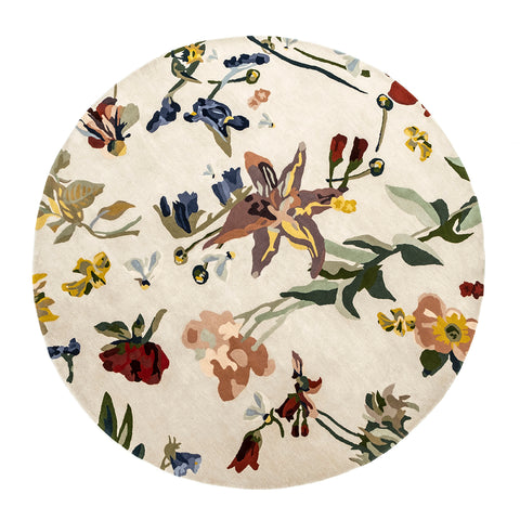 Flora Promenade Circular Rug