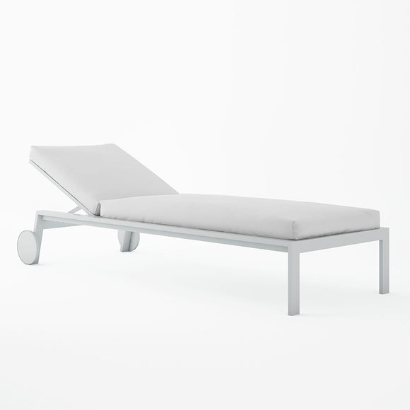 Gandia Blasco Timeless Chaiselongue with Wheels - 2Modern