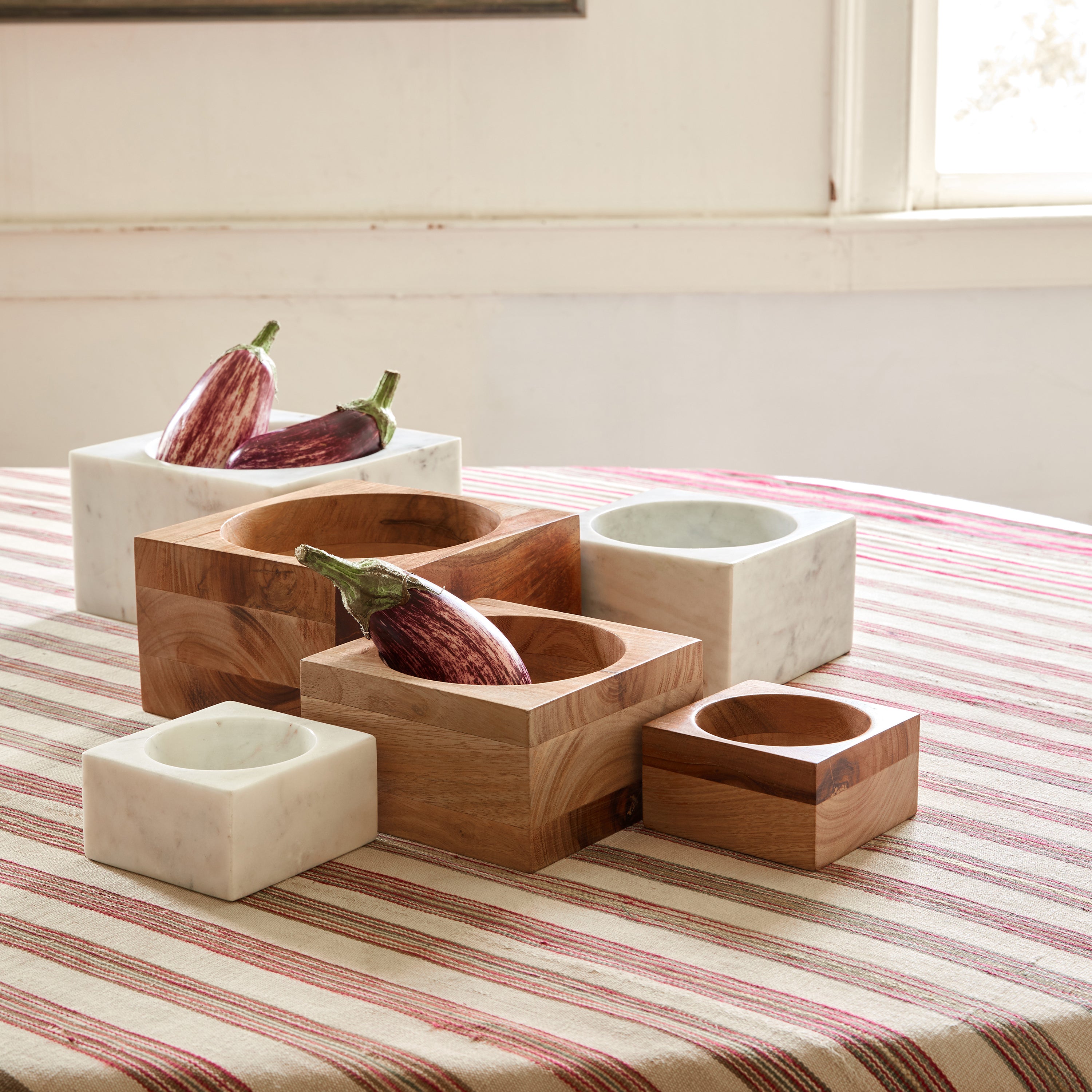 Sir Madam Acaia Wood Bowl - Thumbnail 2