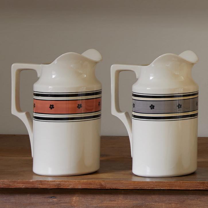 Hand-Painted Still-Life Pitcher