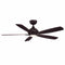 Doren Ceiling Fan with Light  option Dark Bronze with Cherry / Dark Walnut Blades