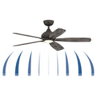 Doren Ceiling Fan with Light