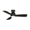 Hugh Outdoor Ceiling Fan with Light  option Dark Bronze with Dark Bronze Blades