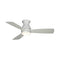 Hugh Outdoor Ceiling Fan with Light  option Matte White with Matte White Blades