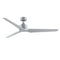 TriAire Custom 64 Inch Outdoor Ceiling Fan  option Silver