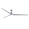 TriAire Custom 84 Inch Outdoor Ceiling Fan  option Silver
