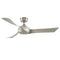 Wrap Custom 52 Inch Outdoor Ceiling Fan  option Brushed Nickel