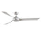 Wrap Custom 64 Inch Outdoor Ceiling Fan  option Brushed Nickel