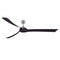 Wrap Custom 84 Inch Outdoor Ceiling Fan  option Brushed Nickel