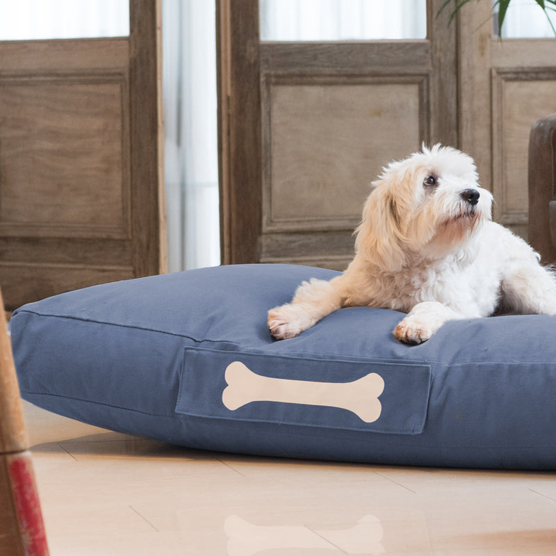 Fatboy Doggielounge Hundekissen Stonewashed Taupe - Waschbares Hundebett 60x80cm