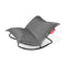 Rock n' Roll Outdoor Rocking Chair  option Rock Grey