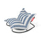 Rock n' Roll Outdoor Rocking Chair  option Stripe Ocean Blue