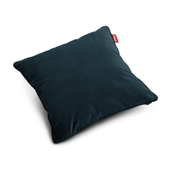 Petrol Square Velvet Pillow OPEN BOX