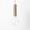 Cone Large Pendant Light  option Brass