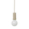 Cone Small Pendant Light  option Cashmere