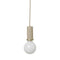Disc Pendant Light  option Cashmere