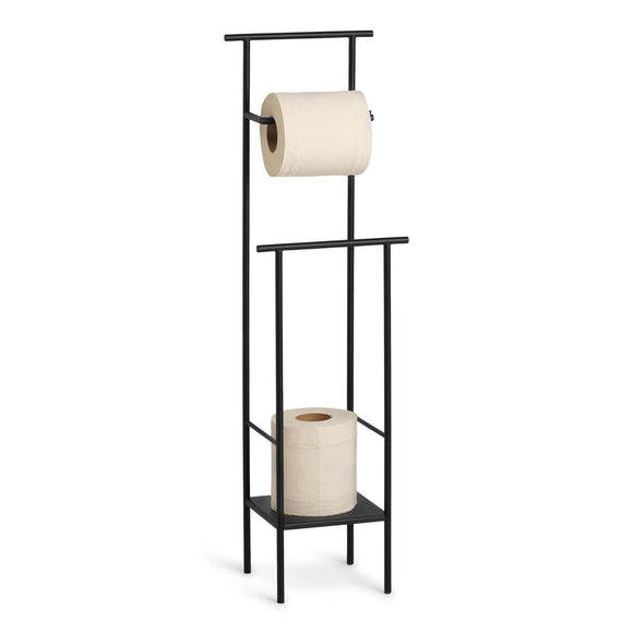 Ferm LIVING Dora Toilet Paper Stand Black