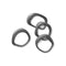 Flow Napkin Rings (Set of 4)  option Black Brass