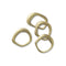 Flow Napkin Rings (Set of 4)  option Brass