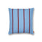 Grand Pillow  option Faded Blue / Burgundy Stripes