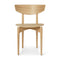Herman Dining Chair with Wood Base  option Natural Oak
