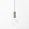 Record Small Pendant Light  option Brass