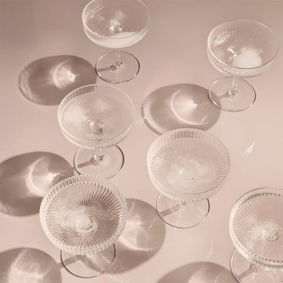 Ripple Champagne Saucer (Set of 2)