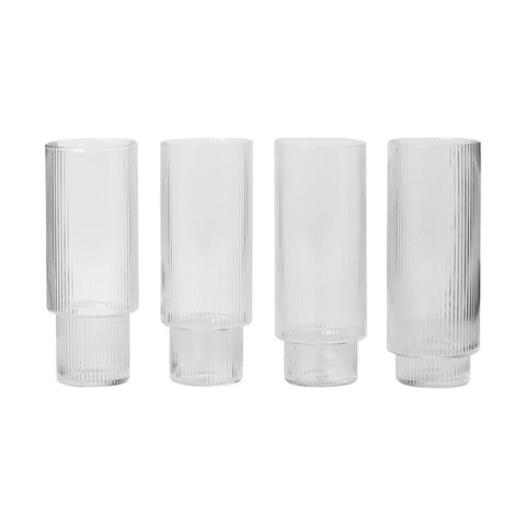 Ripple Long Drink Glass (Set of 4)