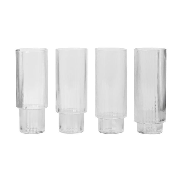 Ripple Long Drink Glass (Set of 4)