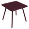 Luxembourg Square Dining Table  option Black Cherry (Textured)
