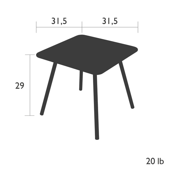 Luxembourg Square Outdoor Dining Table