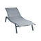 Alize Sunlounger  option Storm Grey (Speckled Textured) - Stereo Fabric