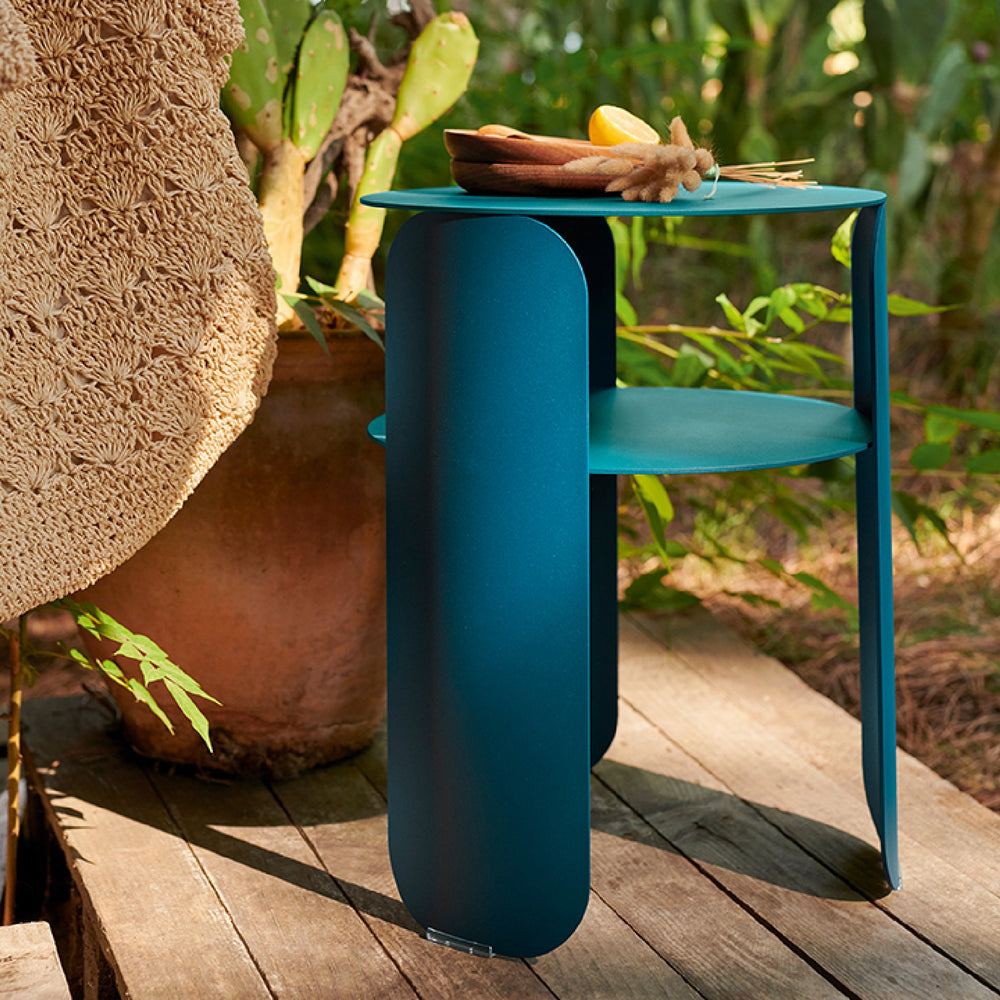Bebop Side Table with Shelf