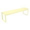 Bellevie Bench  option Frosted Lemon (Textured)