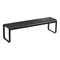 Bellevie Bench  option Liquorice (Textured)