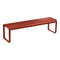 Bellevie Bench  option Red Ochre (Textured)