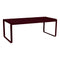 Bellevie Table  option Black Cherry (Textured)