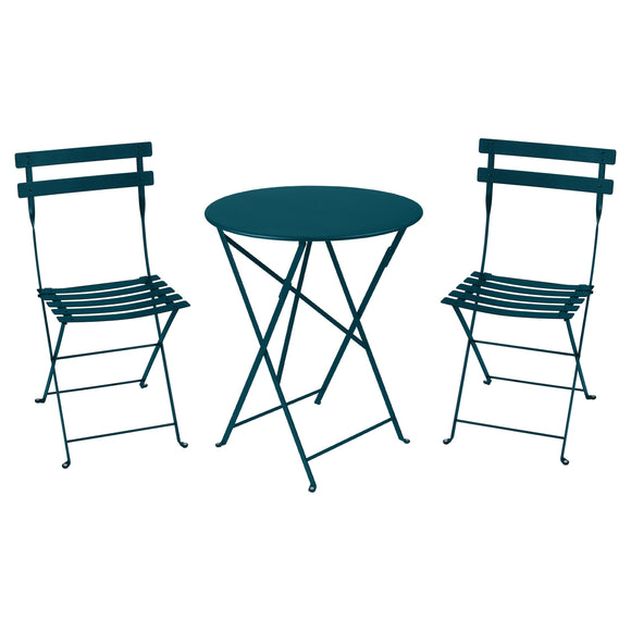 Bistro Chair & Round Folding Table Set