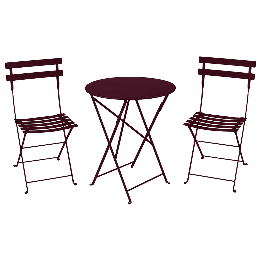 Bistro Chair & Round Folding Table Set