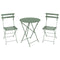Bistro Chair & Round Folding Table Set  option Cactus (Textured)