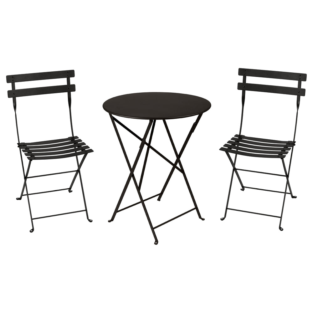 Bistro Chair & Round Folding Table Set