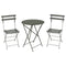 Bistro Chair & Round Folding Table Set  option Rosemary (Textured)