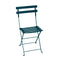 Bistro Chair & Square Folding Table Mix-Match Set  option Acapulco Blue (Textured)