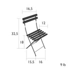Bistro Chair & Square Folding Table Mix-Match Set