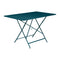 Bistro Rectangle Folding Table  option Acapulco Blue (Textured)