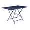 Bistro Rectangle Folding Table  option Deep Blue (Textured)