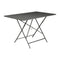 Bistro Rectangle Folding Table  option Liquorice (Textured)
