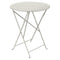 Bistro Round Folding Table  option Clay Grey (Textured)